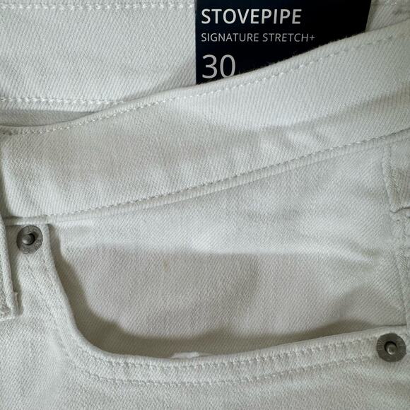 J Crew Stovepipe Straight High Rise Signature Stretch Jeans US Women's 30 New - Picture 5 of 7
